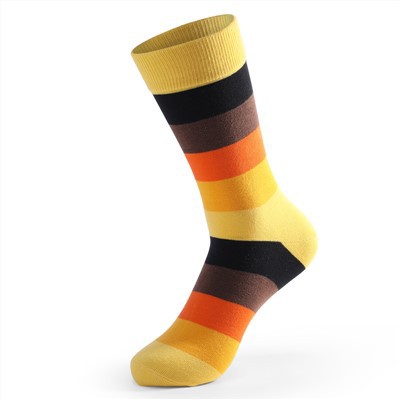Kjole Stripe Sokker Farverige Crew Casual Sokker